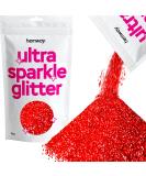 Hemway | Ultra-Shine Glitter FINE 1/64" 0.15" 0.4mm 375 Micron 100g Red Holographic Red Holographic Fine - 100g - Buy Online on SooperMarket.com