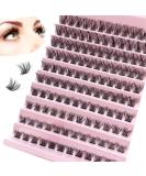 CNMTCCO Lash Clusters 120Pcs DIY lash Extenisons 8-16MM D Curl Fluffy Individual Natural Wispy Lashes Reusable Eyelash Extension at Home (Naturally) - Buy Online on SooperMarket.com