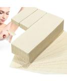 300 Pcs Natural Muslin Epilating Face Wax Strips for Hair Removal - Precut Waxing Strips for Women and Men - Body and Facial Cotton Wax Cloth Strip (4 x 1.5 Inch, 8 x 2.8 Inch) - Buy Online on SooperMarket.com