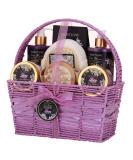 Spa Gift Basket for Women, Bath and Body Gift Set for her, Luxury 8 Piece,Lily & Lilac Scent,Best Gift for Mother's Day, Birthday, Christmas - Buy Online on SooperMarket.com