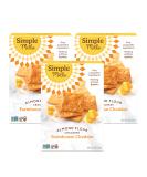 Simple Mills Almond Flour Crackers, Farmhouse Cheddar - Gluten Free, Healthy Snacks, 4.25 Ounce (Pack of 3) Farmhouse Cheddar 4.25 Ounce (Pack of 3) - Buy Online on SooperMarket.com