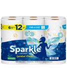 Sparkle Pick-A-Size Spirited Prints Paper Towels, 6 Double Rolls  12 Regular Rolls 110 Count (Pack of 1) - Buy Online on SooperMarket.com