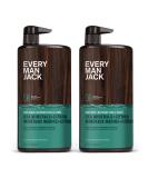 Every Man Jack Men s Hydrating Body Wash for All Skin Types - Cleanse and Hydrate Skin with Naturally Derived Marine Extracts  Coconut Oil  and a Sea Minerals + Citron Scent - 33.8 fl. oz. - 2 Bottle - Buy Online on SooperMarket.com