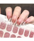 Semi Cured Gel Nails Strips 22 Stickers Nail Wraps Soft Self-Adhesive Gel Nail Stickers Salon-Quality Gel Nail Strips for Nails Manicure Nail Wraps UV/LED Lamp Required (94-The Prince's Rose) - Buy Online on SooperMarket.com