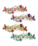 inSowni 4 Pack Luxury Glitter Butterfly Rhinestone Hair Clips for Women and Girls - Buy Online on SooperMarket.com