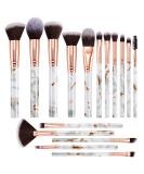 Brush set make -up duaiu 16 piece of professional brush set marble face make -up make -up powder cream powder foundation eyeshadow concealer eyehadow make -up brush 16 pieces (1 Pack) - Buy Online on SooperMarket.com
