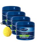 Buy Noxzema Face Cleanser 2 Oz - Deep Clean Cream with Eucalyptus Oil & Moofin Bath Sponge - Gentle for All Skin Types - Pack of 4 | International Shipping - Buy Online on SooperMarket.com