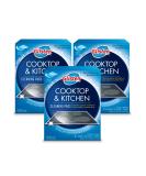Glisten Cooktop & Kitchen Cleaning Pads - Dissolves Grease & Baked On Foods Lemon Scent 24 Large or 48 Small Pads | International Shipping - Buy Online on SooperMarket.com