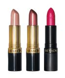 Revlon Super Lustrous Lipstick Set - 3 Piece High Impact Multi-Finish Gift Set - Buy Online on SooperMarket.com