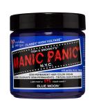 MANIC PANIC Blue Moon Hair Dye - Bright Neon Cool True Blue Color - Vegan, PPD & Ammonia Free (4oz) - Buy Online on SooperMarket.com