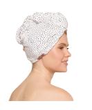 Kitsch Microfiber Hair Towel Wrap for Women, Hair Turban for Drying Wet Hair, Easy Twist Hair Towels, Super Absorbent and Ultra Soft Microfiber Towel, Hair Wrap, After Spa Hair Towel (Micro Dot) - Buy Online on SooperMarket.com
