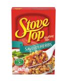 Stove Top Savory Herb Stuffing Mix (6 oz Box) - Buy Online on SooperMarket.com