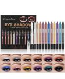 Skynest Eye Pencil Set - 12 Pcs Eyeshadow & Eyeliner | Matte, Shimmer, Metallic | Long Lasting, High-Impact | Multi-Dimensional Makeup Kit - Buy Online on SooperMarket.com