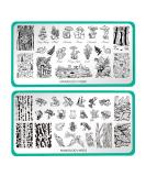 Shop Maniology Forest Wonders Nail Stamping Plate Set - Unique Mushroom & Frog Nail Art for Stunning Manicures - Buy Online on SooperMarket.com