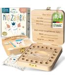 Madlino tooth box milk teeth boys & girls including tooth febrae & magnifying glass - milk toothing box personalized made of wood - tooth fairy gifts - tooth box for milk teeth - the tooth rescue box for the wobbly gnome Magic tooth edition - Buy Online on SooperMarket.com