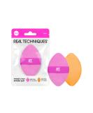 Real Techniques Miracle 2-In-1 Powder Puff Dual-Sided Full-Size Makeup Blending Puff Reversible Elastic Band Precision Tip Makeup Sponge and Powder Puff For Liquid Cream and Powder 1 Count 1/Miracle 2-In-1 Powder Puff - Buy Online on SooperMarket.com