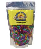 Chocolate Covered Sunflower Seeds - Multicolored Candy Coated Treats - Rainbow Sunny Seeds - Sweet and Crunchy Topping - 1 LB Resealable Bag - Buy Online on SooperMarket.com