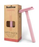 Bambaw Pink Double Edge Safety Razor for Women | Eco-Friendly Reusable Metal DE Razor | Best Safety Razor for Women - Buy Online on SooperMarket.com