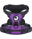 Joytale Reflective Dog Harness for Medium Dogs - Soft Padded Adjustable & Breathable with Control Handle - Purple (1 Pack) - Buy Online on SooperMarket.com