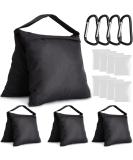 4 Packs Sandbags Weight Bags for Light Stand Photography Video Equipments, Heavy Duty Saddlebags for Backdrop Stand, Photo Tripod, Canopy, Pop up Tents, Umbrella Base, Fishing Chair, Picnic Table - Buy Online on SooperMarket.com