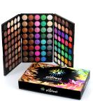 120 Colors Glitter Eyeshadow Palette - Long Lasting Waterproof & Highly Pigmented - All-in-One Makeup Kit & Holiday Gift Set for Women & Girls - Buy Online on SooperMarket.com