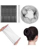 URAQT Hair Bun Set - 35 Invisible Hair Nets, 45 U Shaped Hair Pins - Black Hair Bun Holder Kit for Women - 80pcs - Buy Online on SooperMarket.com