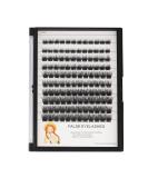 Bodermincer 120pcs Mixed Segment Cluster Individual Eyelashes - Professional Makeup Grafting Fake Eyelashes - 8-16mm Size Range - Buy Online on SooperMarket.com