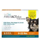 TevraPet FirstAct Plus Flea and Tick Prevention for Medium Dogs - 3 Doses (6-22 lbs) - Buy Online on SooperMarket.com