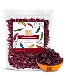 Ole Rico Dried Hibiscus Flowers 4 oz - Perfect for Hibiscus Tea - 100% Natural, Cut and Sifted - Resealable Bag - 4 Ounce Pack - Buy Online on SooperMarket.com