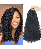 Goddess Box Braids Crochet Hair With Curly Ends 14 Inch Bohomian Box Braids Crochet Braids 8 Packs 3X Crochet Braids Synthetic Braiding Hair Extension for Black Women (14 Inch (Pack of 8), 1B) 14 Inch (Pack of 8) 1B - Buy Online on SooperMarket.com