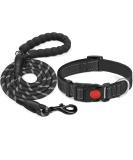 Haapaw Reflective Dog Collar - Padded Soft Neoprene Nylon for Small/Medium Dogs - XS (1-Pack) - Breathable & Durable Black - Buy Online on SooperMarket.com