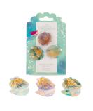 MAD BEAUTY Disney The Little Mermaid Shell-Shaped Hair Clips 3-Pack Iridescent Pearlized Shimmering Beautiful Cute Adorable Great Gift for Gorgeous Mermaids - Buy Online on SooperMarket.com