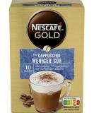 Nescaf Gold Type Cappuccino - Less Sweet Soluble Coffee 10 Sticks (12.5g) - International Shipping Available - Buy Online on SooperMarket.com