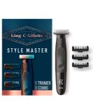 King C. Gillette Beard Trimmer for Men | Cordless 4D Blade & Waterproof with 3 Combs - Buy Online on SooperMarket.com