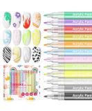 Saviland 12 Colors Nail Art Pens Set - 3D Nail Polish & Graffiti Dotting Tools for DIY Manicure & Salon Nail Art Design - Buy Online on SooperMarket.com