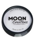 Moon Creations Pro Face & Body Makeup | White | 36g | Professional Colour Paint Cake Pots for Face Painting | Face Paint For Kids Adults Fancy Dress Festivals Halloween - Buy Online on SooperMarket.com