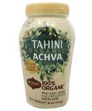 Achva Organic Sesame Tahini 16oz - Non-GMO, Preservative-Free, Kosher Parve, Vegan - Buy Online on SooperMarket.com