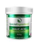 Special Ingredients Malic Acid Powder 500g Premium Quality Natural Origin - Vegan Non-GMO - Recyclable Container 500 g (Pack of 1) - Buy Online on SooperMarket.com