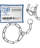 Rust-free combination chain for dogs the original with pull stop stainless steel dog chain collar long link 4 mm thick length 59 cm dog necklace with pull limiter Gesamtl nge: 59 cm Thickness: 4 mm - Buy Online on SooperMarket.com