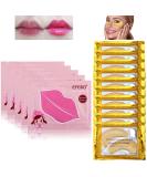 DELISOUL Collagen Crystal Lip and Gold Under Eye Masks Set - 20 Pieces | Natural Moisturizing Gel for Anti-Aging, Hydration, and Dark Circle Reduction | Lip and Eye Pads for Men and Women - 20 Count - Buy Online on SooperMarket.com