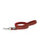 IDC Color & Gray Rubberized Leash - 20mm x 1m with Loop - Red-Grey | Durable International Shipping - Buy Online on SooperMarket.com