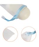 ECENCE 5X Nylon Soap Bag Set - Durable 15cm x 8.5cm Soap Sacks for Travel & Storage | International Shipping - Buy Online on SooperMarket.com