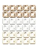 150PCS Book Corner Protector Metal Corner Cover for Scrapbook Album Menu Folder Include 50PCS Silver 50PCS Gold and 50PCS Bronze - Buy Online on SooperMarket.com