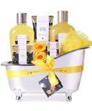 Gift sets for women's spa luxetique spa gift set 8PCs Tahiti island bathing sets with essential oil pamper gifts for women gifts for mom birthday presents for you Mother's Day gift Tahitian island - Buy Online on SooperMarket.com