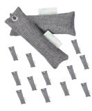 12 Pack - Freshenbag Air Freshener with Activated Bamboo Charcoal - Natural Odor Eliminator and Moisture Absorber for Shoes, Cars, Closets, and Rooms - By OLIVIA & AIDEN - Buy Online on SooperMarket.com