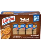 Lance Nekot Peanut Butter Sandwich Cookies - 20 Individually Wrapped Packs, 6 Sandwiches Each (Pack of 6) - Buy Online on SooperMarket.com