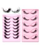 24 Pairs Handmade False Eyelashes | Wispy Fluffy Cat Eyelashes - Versatile Styles & Ultra-Comfortable for Everyday Glam - Buy Online on SooperMarket.com
