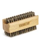 REMOS Double-Sided Hand & Nail Brush | Beech Wood with Natural Grey Bristles - Buy Online on SooperMarket.com