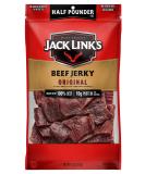 Jack Link's Beef Jerky Original ½ Pounder Bag - Flavorful Meat Snack 10g of Protein and 80 Calories Made with Premium Beef - 96% Fat Free No Added MSG or Nitrates/Nitrites (Packaging May Vary) - Buy Online on SooperMarket.com