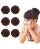 Styla Hair Donut Hair Bun Maker for Kids, Ballet Buns Maker for Kids, Sock Bun Hair Maker, Donut Bun Maker Hair, Easy Bun Hair Bun Maker, Hair Donut Bun Maker (6pc Brown) - Buy Online on SooperMarket.com